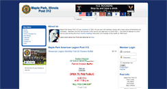 Desktop Screenshot of mapleparklegion.org