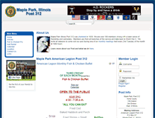 Tablet Screenshot of mapleparklegion.org